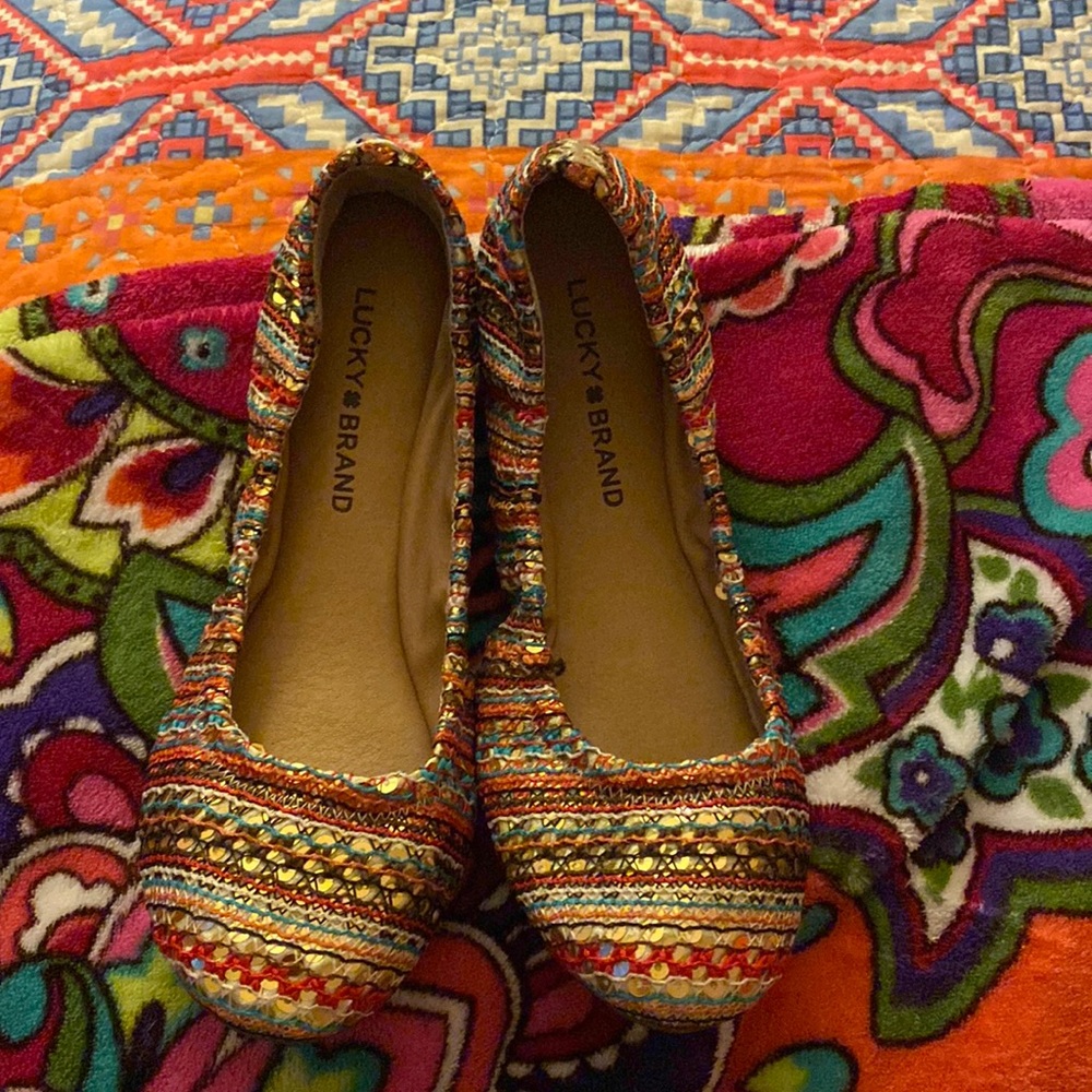 Lucky brand flats 7.5